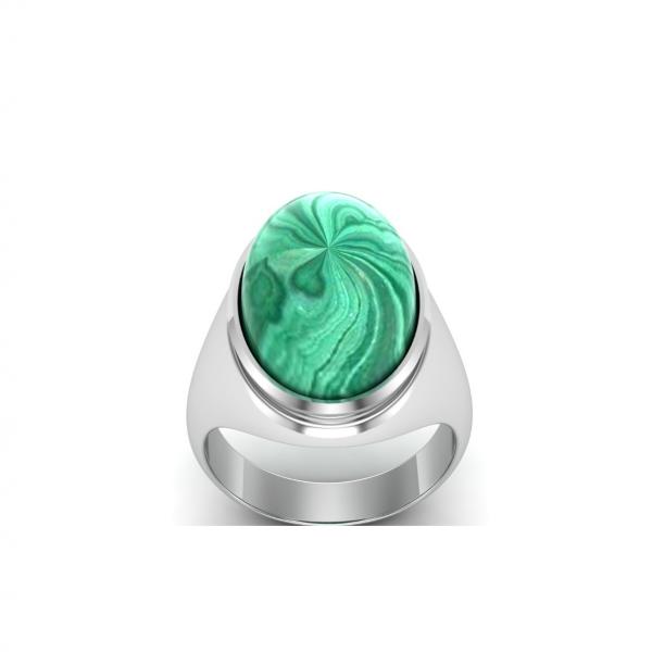 Bague malachite argent Dewa